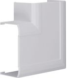 Flat angle overlapping for wall trunking BRN 70x130mm of PVC in light