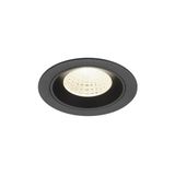 NUMINOS© M, recessed ceiling light, 4000K, 55ø IP20 round bl