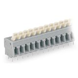 PCB terminal block push-button 2.5 mm² light gray