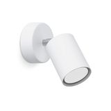 WALL LAMP LEMMI 1 WHITE GU10 1X40 IP20