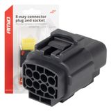 Connector plug and socket set 8 PIN 2.2mm AMIO-04350