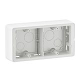DIY 2P WHITE SURFACE-MOUNTED FRAME
