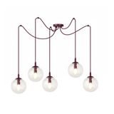 GIGI 5 BURGUNDY TRANSPARENT