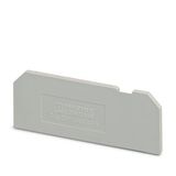 Spacer plate DP-TB-2L E Spacer plate, length: 67 mm, width: 2.5 mm, height: 25 mm, color: dark gray (3062854)