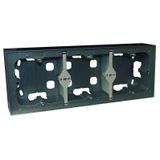 LOGUS 90 SERIES TRIPLE SURFACE MOUNT BOX GRAY