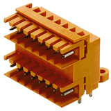 PCB plug-in connector, male header, open side, THT solder connection, 3.50 mm, Number of poles: 20, 90°, Solder pin length (l): 4.5 mm, tinned, black, Box