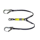 ENERGY ABSORBER WITH DOUBLE ELASTIC CORD