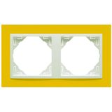 DOUBLE FRAME YELLOW/ICE