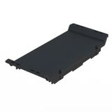 Front element, OMNIMATE Housing - series CH20M  black, Front element, Width: 45 mm