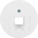 Central piece for UAE socket R.Classic polar white, glossy