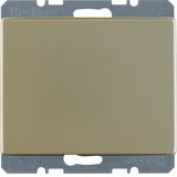 Blind plug with centre plate Arsys light bronze, metal