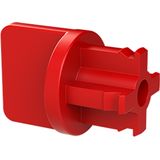 VMS CLIP-IN GRIP FOR SCREW RED (4 PCS)