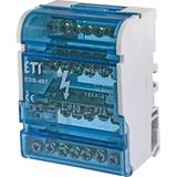 Distribution terminal block EDB-407 4×7 poles 125A 500V