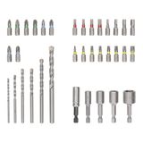 35-piece drill and screwdriver bit set PH1; PH2; PH3; PZ1; PZ2; PZ3; SL3; SL4; SL5; SL6; H3; H4; H5; H6; T10; T15; T20; T20; T25; T27; T30; T40 with display
