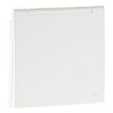 C.PLAT F/SKO SOCK W/SAF & HINGED LID(IP44) WH