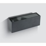 ANTHRACITE WALL LIGHT 2x6W WW IP54 230V