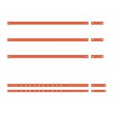 Copper rail 40/10 5 poles, for Outgoingfield 1200mm