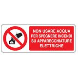 Prohibition sign - Al - 330x125 mm