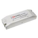 Mean Well PLC-60-27 LED driver, LED transformer constant voltage, constant current 62 W 2.3 A 27 V/DC not dimmable, PFC circuit, overload protection, furniture approval 1 piece.