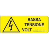 Rectangular danger sign - 350 x 125 mm
