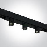 BLACK 3x2W CCTV 48V IP20 MINI/MIDI