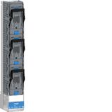 Group 2, single-pole switching with V-connector, short cover, 400 A