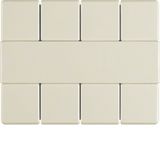 Push-button 4gang, Arsys, white glossy