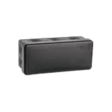 IP65 JUNCTION BOX 43X99 BLACK 6-PACK