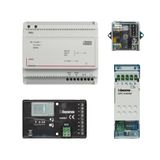 Universal built-in speaker set for existing door panels or letterbox systems