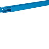 Slotted panel trunking made of PVC BA7 40x25mm blue
