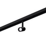 ADJUSTABLE HEADLIGHT MAGNETIC SYSTEM KARO 1 BLACK LED 3000K 6W 480LM