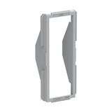 Adapter frame, traffic grey, Halogen free