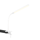 Nevada LED clamp table lamp matt white
