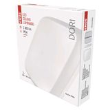 LED Ceiling lamp DORI, square 18W neutral white IP54