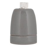 Lampholder Porcelain E27 Grey