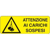 Rectangular danger sign - 350 x 125 mm