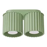 Ceiling lamp AURA 2 sage GU10