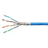 S/FTP Cable Cat.7, 4x2xAWG23/1, 1.000Mhz, LS0H, Dca 40% blue (The price is shown without markup on metals. Request a quote for accurate information)