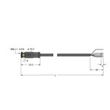 Actuator and Sensor Cable, PVC Connection Cable   PKGS4M-7/TEY
