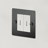 1G EURO PLATE / 2 MOD / BLACK