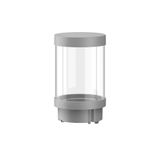 LUPALO POLLER, 36 W, 3700 lm, 740, silver, DALI Bollards, D 187 H 243