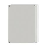 Enclosure ABS, grey cover, 289x239x107 mm, RAL7035