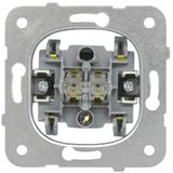One-way switch insert, 2 pole, control light