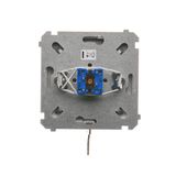R-TV-SAT pass through aerial socket, atten.: 10dB, white
