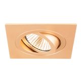 NEW TRIA® 75, ceiling installation ring, L: 9 W: 9 H: 2.6 cm, IP 20, rose gold