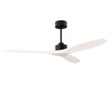 Fan Stem Evo ø1220mm Black with White Blades White LED