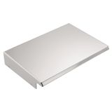 Klippon TB (Terminal Box), Rain hood, Height: 53.4 mm, Width: 455 mm, Depth: 160.5 mm, Material: Stainless steel 1.4404 (316L), electropolished, silver