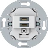 USB C+C (PD) wall socket, Series 1930/R.classic, polar white