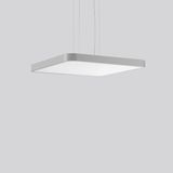 TRIONA square, 41 W, 5800 lm, 840, silver, DALI Pendant luminaires, L 