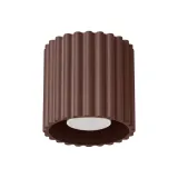 Ceiling lamp AURA 1 brown GU10